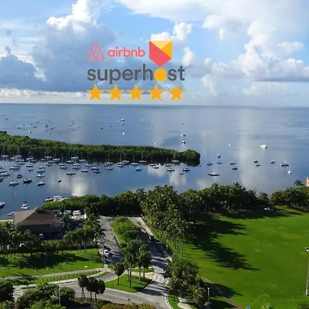 Ocean View Balcony Steps From Restaurants, Peacock Park & Marina Villa Miami Exterior photo